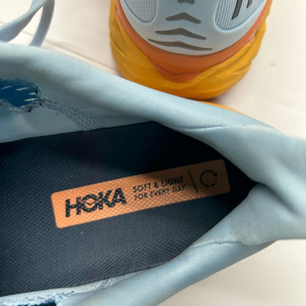 Hoka Women’s One One Clifton 8 Summer Song Ice Blue 10B Run Walk Comfy - Picture 10 of 15